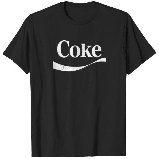Discover Coca-Cola-Distressed-Original-Logo-Pullover-Hoodie T-Shirt T-Shirts