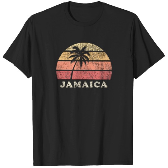 Discover Jamaica-Vintage-70S-Retro-Throwback-Design-T-Shirt T-Shirts