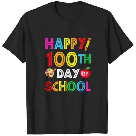 Discover 100th Day of School Teachers Kids Child Happy 100 Days 3 T-Shirts