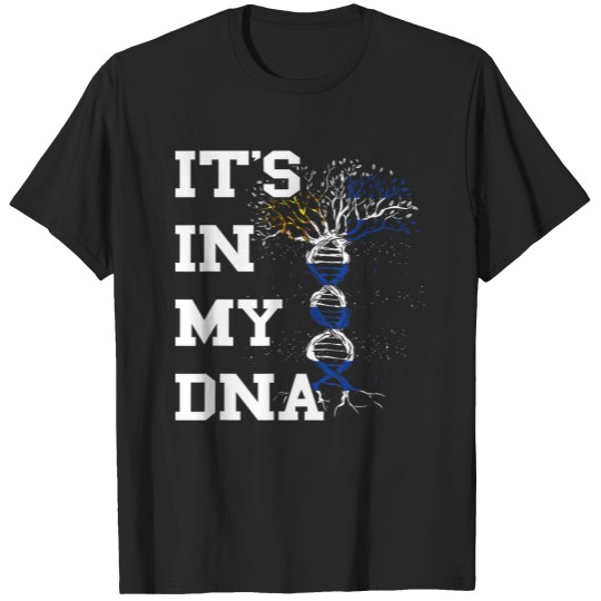 Discover Uruguay Flag Its In My Dna Uruguayan Roots Molecule Tree T-Shirts