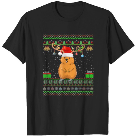 Discover Quokka Lover Santa Matching Ugly Christmas T-Shirts