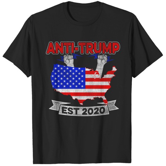 Discover Anti-trump 2020 Protest Flag Against Trump Usa Election T-Shirts