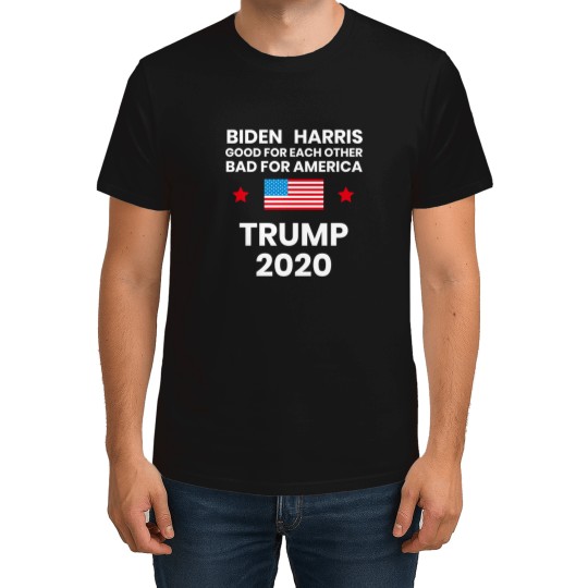 Discover Anti Biden-Biden Harris Bad For America Pro Trump 2020 Election_4 T-Shirts