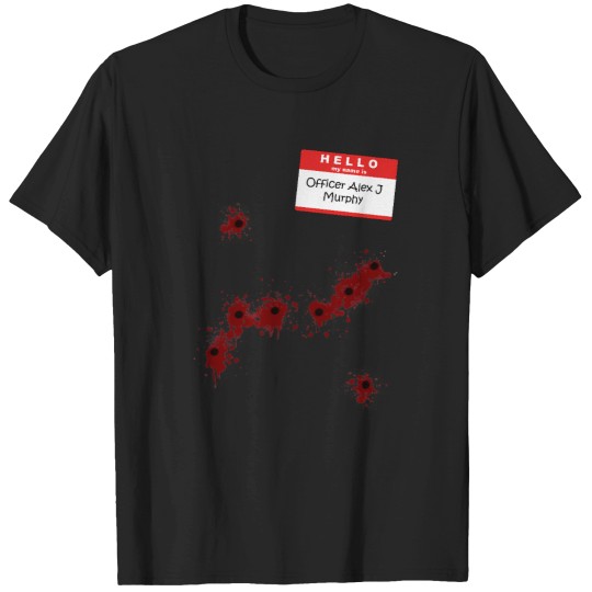 Discover Hi my name is Officer Alex Murphy Baseball Sleeve T-Shirt T-Shirts