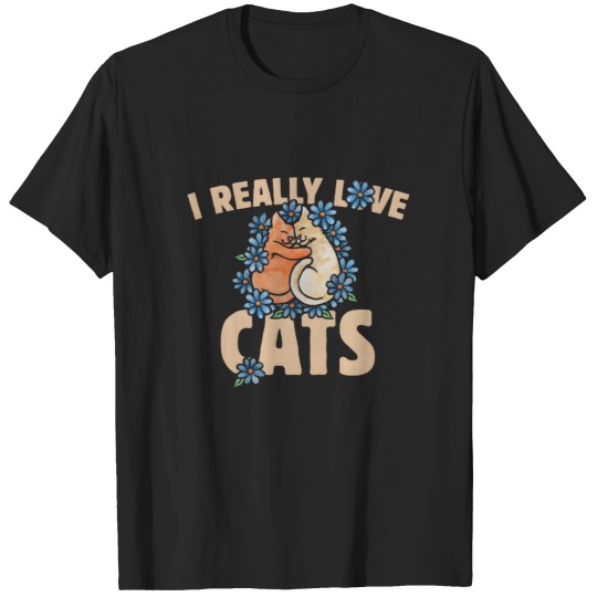 Discover I Really Love Cats Cute T-Shirts