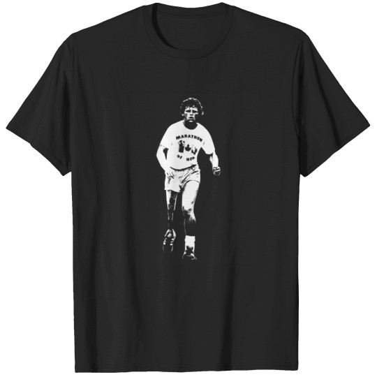 Discover Terry Fox  Keep Running  The White Stencil T-Shirts
