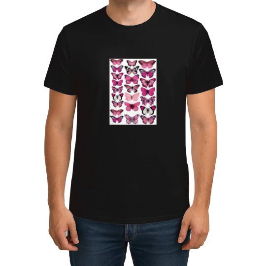Discover Pink Butterfly T-Shirts