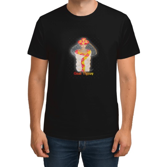 Discover Gual Tigray with Netsella Fitted V-Neck T-Shirts