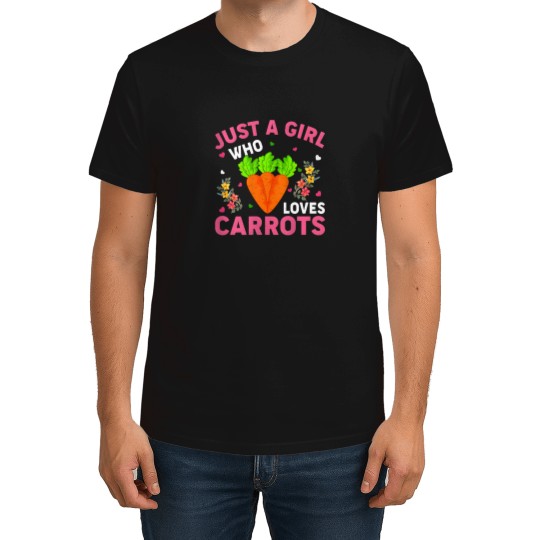 Discover Womens Carrot Vegetable Lover Just A Girl Who Loves Carrots T-Shirts