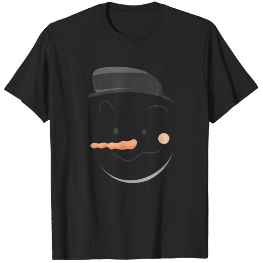 Discover Funny Snowman Dad - Snowman Face Top Hat Carrot Nose Kids T-Shirts