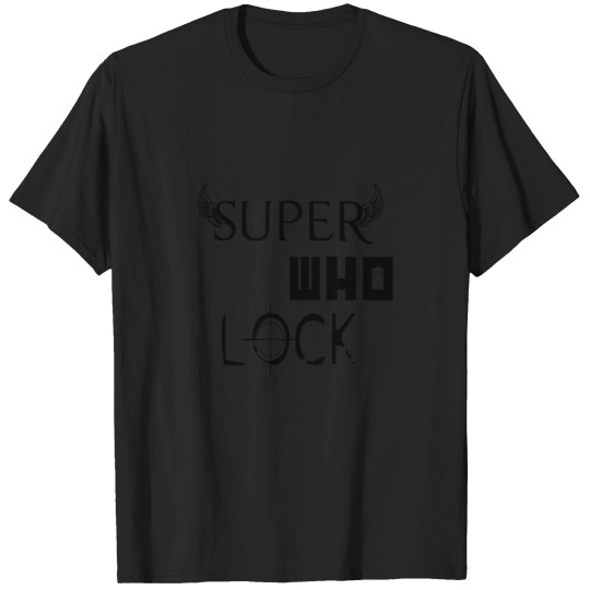 Discover 5716-Super-Who-Lock-V.2-Baseball--Sleeve-T-Shirt T-Shirts