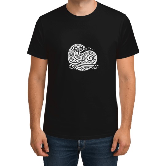 Discover 640 Pacific Northwest Sea Otter  Curled Form With Flowing Patterns Active T-Shirt T-Shirts