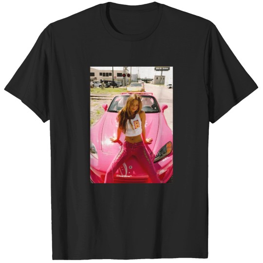 Discover Devon-Aoki-Pink-Race-Car T-Shirt T-Shirts