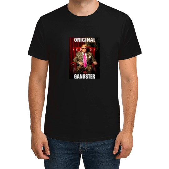 Discover Trump-Original-Gangster-Shirt-Funny-Maga-Donald-Trump-2024-T-Shirt T-Shirts