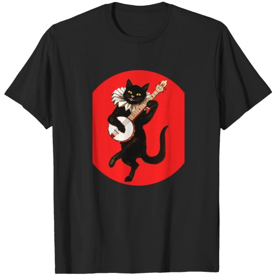 Discover Dancing-Black-Cat T-Shirt T-Shirts