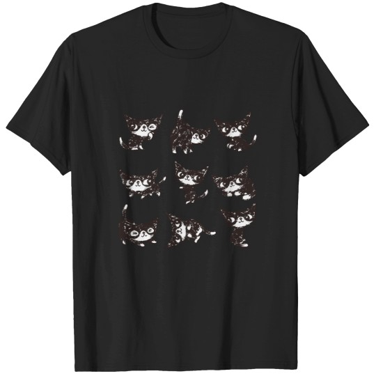 Discover Nine Poses Of Kitten TURNPIKE TROUBADOURS ARTWORK T-Shirts