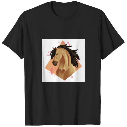 Discover Buckskin Horse Portrait T-Shirts