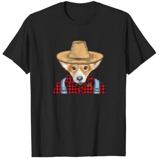 Discover Farmer Pembroke Welsh Corgi Farming Dog T-Shirt (1) T-Shirts