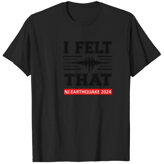 Discover New Jersey Earthquake Alert T-Shirt T-Shirts