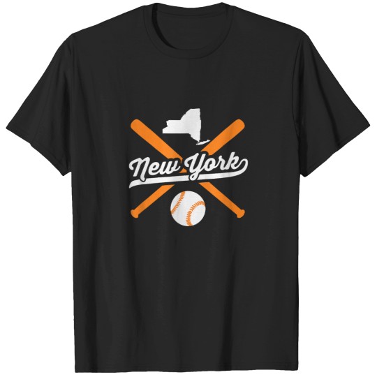 Discover New York Baseball Vintage State Pride Love City T-Shirts