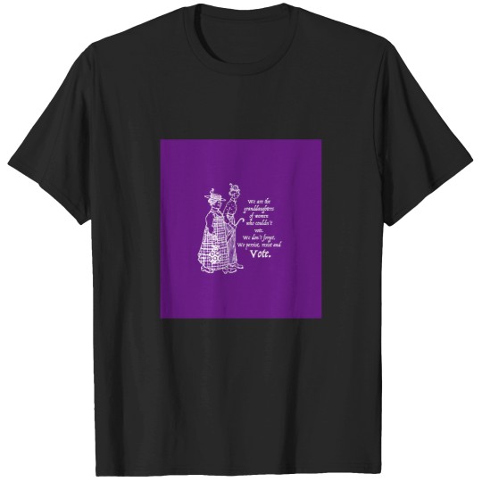 Discover 1581 Granddaughters Who Vote White On Purple Sleeveless Top T-Shirts