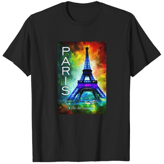 Discover Paris City Of Light No2 T-Shirt T-Shirts
