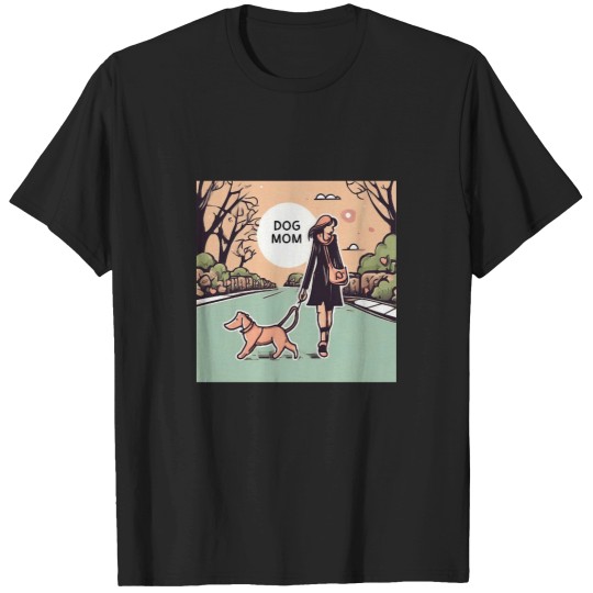 Discover dogs Mom Walking Classic T-Shirts