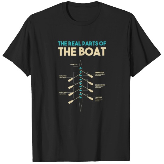 Discover Funny The Real Parts Of The Boat Rowers Paddles Rowing T-Shirts