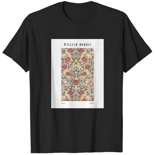 Discover William Morris - Roses (1883) - Wallpaper Design Simple minds T-Shirts