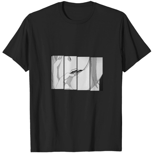 Discover Paneled LipsBW T-Shirts