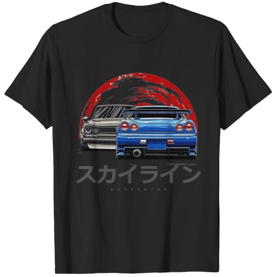 Discover Skyline,   GTR , R32 R33 R34, jdm, japan T-Shirts