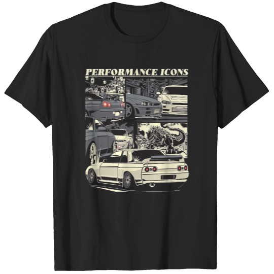 Discover Skyline,   GTR , R32 R33 R34, jdm, japan T-Shirts