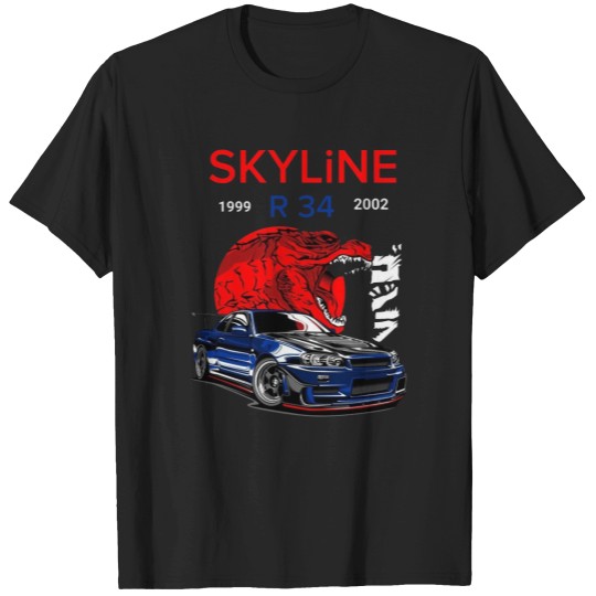 Discover Skyline,   GTR , R32 R33 R34, jdm, japan T-Shirts