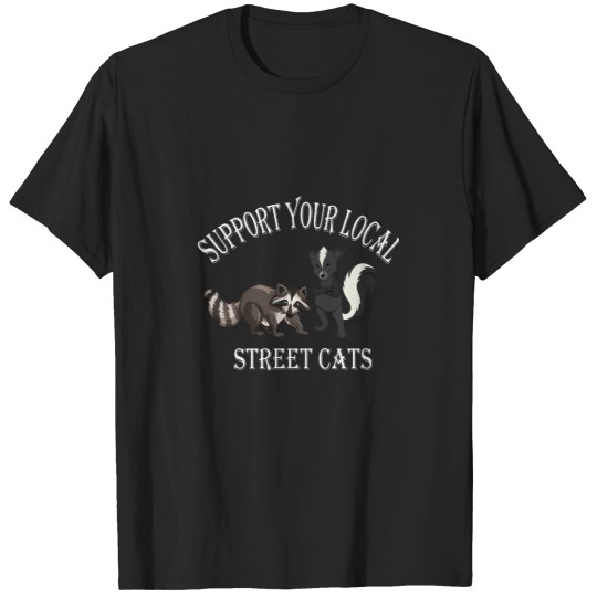 Discover Street catsracoonstreet cats Cycling Bicycle Funny Mountain Biking Bike And Brew For Men Women T-Shirts
