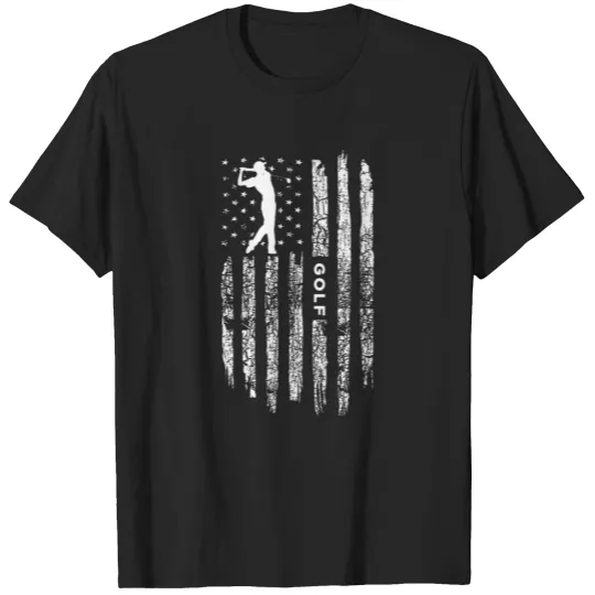 Discover Golf logo, golfer, golf merch, merch, gift T-Shirts