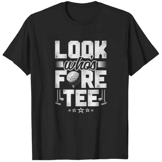 Discover Golf logo, golfer, golf merch, merch, gift T-Shirts