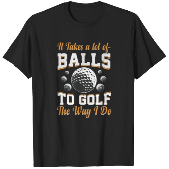 Discover Golf logo, golfer, golf merch, merch, gift T-Shirts