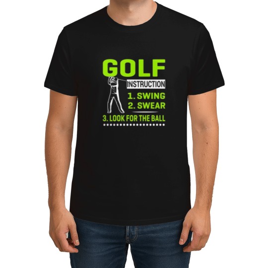 Discover Golf logo, golfer, golf merch, merch, gift T-Shirts