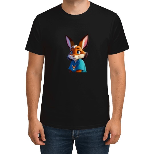 Discover Eeveeish Anthro Girl In Blue Tee T-Shirts
