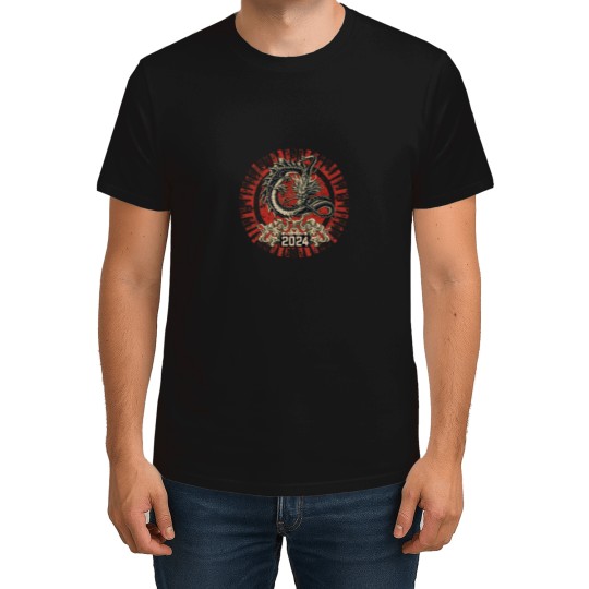 Discover 2024 Chinese New Year of the Wood Dragon 木龍年 Mù lóng nián (4) T-Shirts