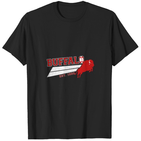 Discover Vintage Buffalo Retro Football Est 1960 New York At Game Day T-Shirts