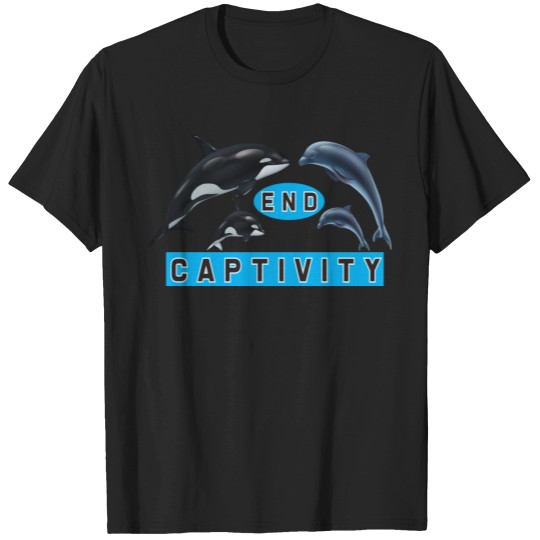 Discover end captivity, end oracs&dolphins captivity T Shirts