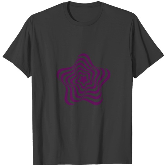 Discover 3D Christmas Star - Purple T Shirts