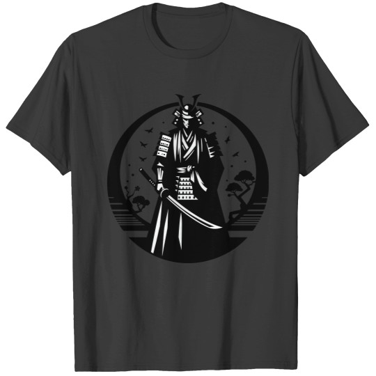 Discover simple samurai warrior vector for own design5 T Shirts