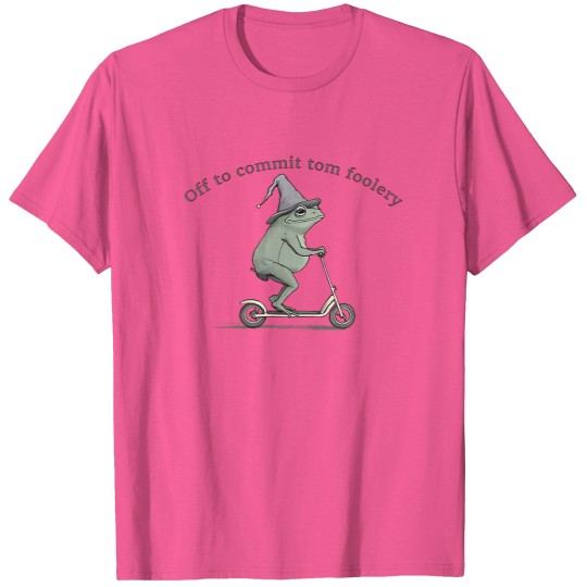 Discover Off to Commit Tom Foolery Frog T-shirt