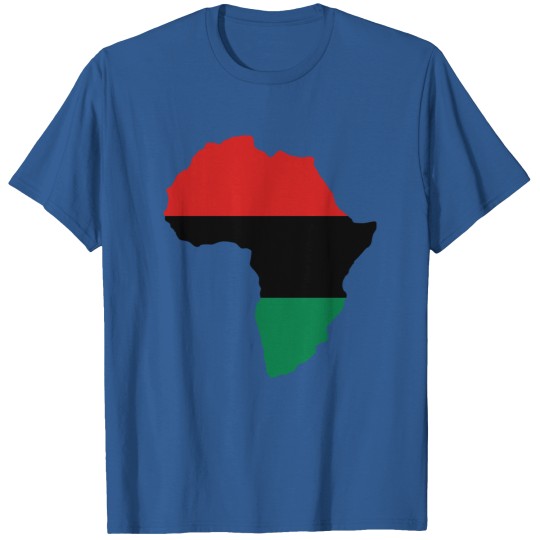 Discover Red, Black & Green Africa Flag T Shirt