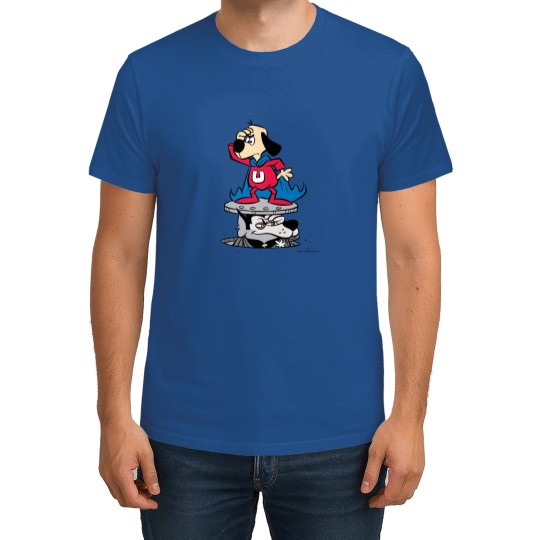 Discover Underdog | Underdog & Riff Raff On Look-Out Baseball Caps T Shirts