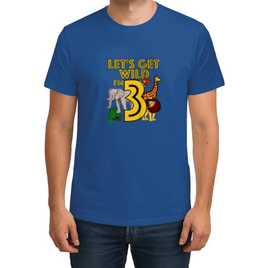 Discover Kids 3 Year Old Zoo Birthday  Safari Jungle Animal T Shirts