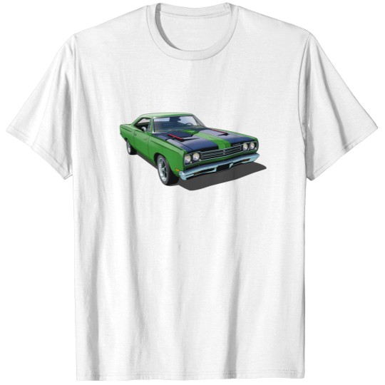 Discover 1969 Plymouth Roadrunner in green T-Shirts