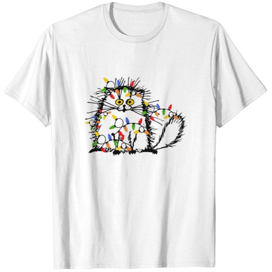 Discover Christmas Funny Cat Shirt, Funny Cat Shirt